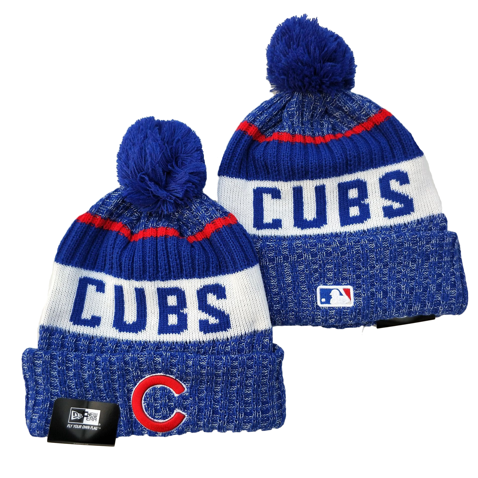Chicago Cubs Knit Hats 001